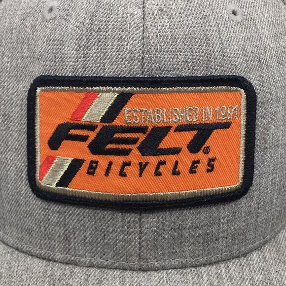 Felt Bicycles Retro Vintage Inspired hat baseball cap in Heathered Tan SnapBack - Picture 2 of 15